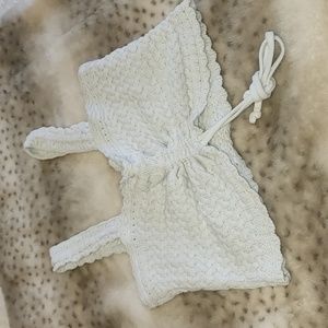 Hollister scrunch top